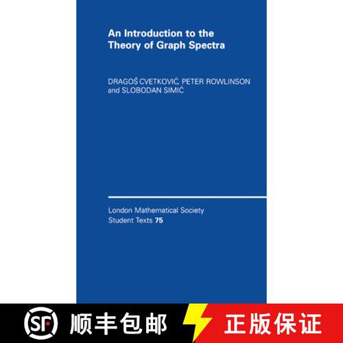 【3-4周达】精装 Introduction to the Theory of Graph Spectra: - An Introduction to the Theory of Graph... [9780521118392]