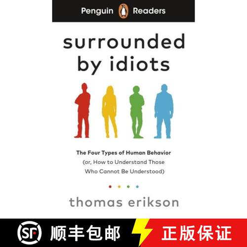 【3-4周达】Penguin Readers Level 7: Surrounded by Idiots (ELT Graded Reader) : Abridged Edition [9780241700617]