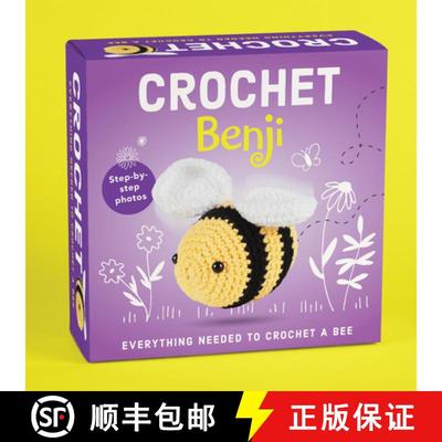 【3-4周达】Pil Crochet Kit for Beginners - Benji the Bee Amigurumi - Complete DIY Kit with Step-By-St... [9781639388875]