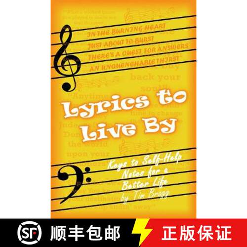 【3-4周达】Lyrics to Live by: Keys to Self-Help Notes for a Better Life [9781916424821]