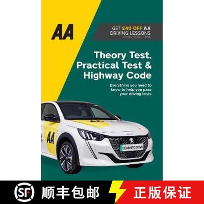 【3-4周达】Theory Test, Practical Test & Highway Code: AA Driving Books [9780749583101]