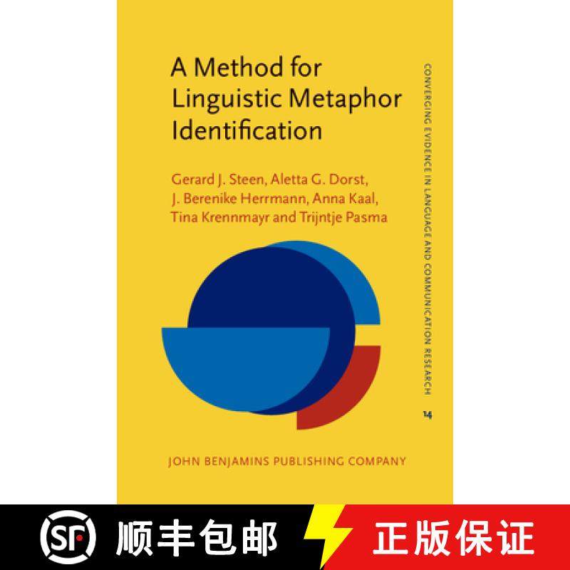 【2-3周达】Method for Linguistic Metaphor Identification: From MIP to MIPVU [9789027239044]