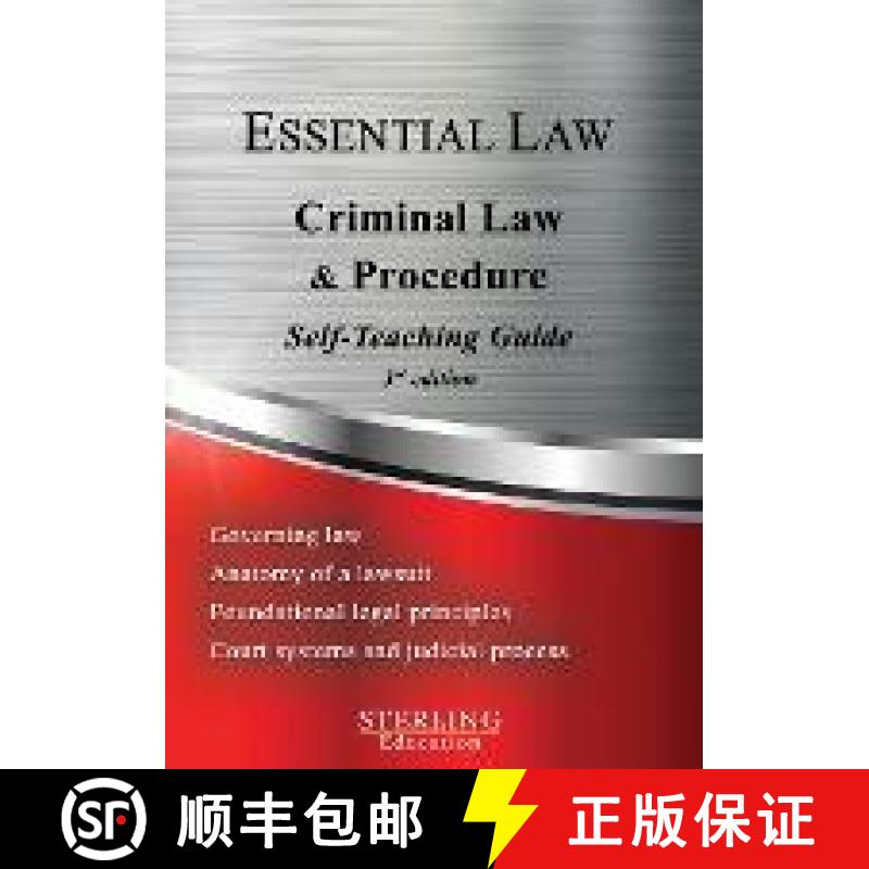 预订 Criminal Law & Procedure: Essential Law Self-Teaching Guide [9798885570114]