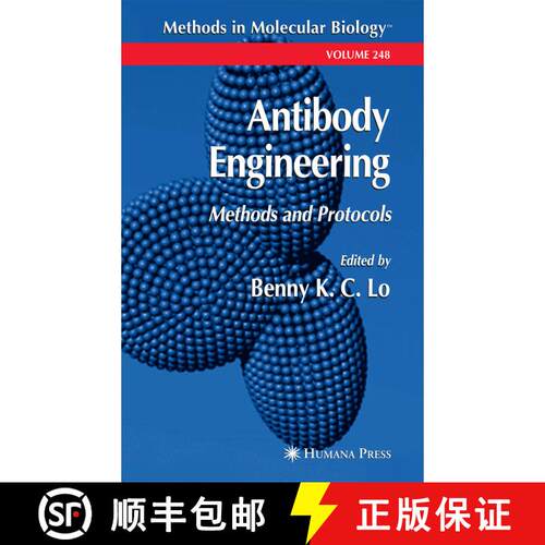 【3-4周达】精装 Antibody Engineering : Methods and Protocols [9781588290922]