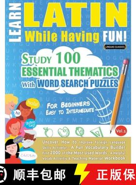 预订 Learn Latin While Having Fun! - For Beginners: Easy to Intermediate - Study 100 Essential Themat... [9798896708087]
