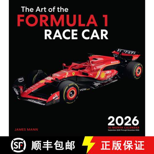 【3-4周达】The Art of the Formula 1 Race Car 2026 : 16-Month Calendar--September 2025 through Decembe... [9780760397152]
