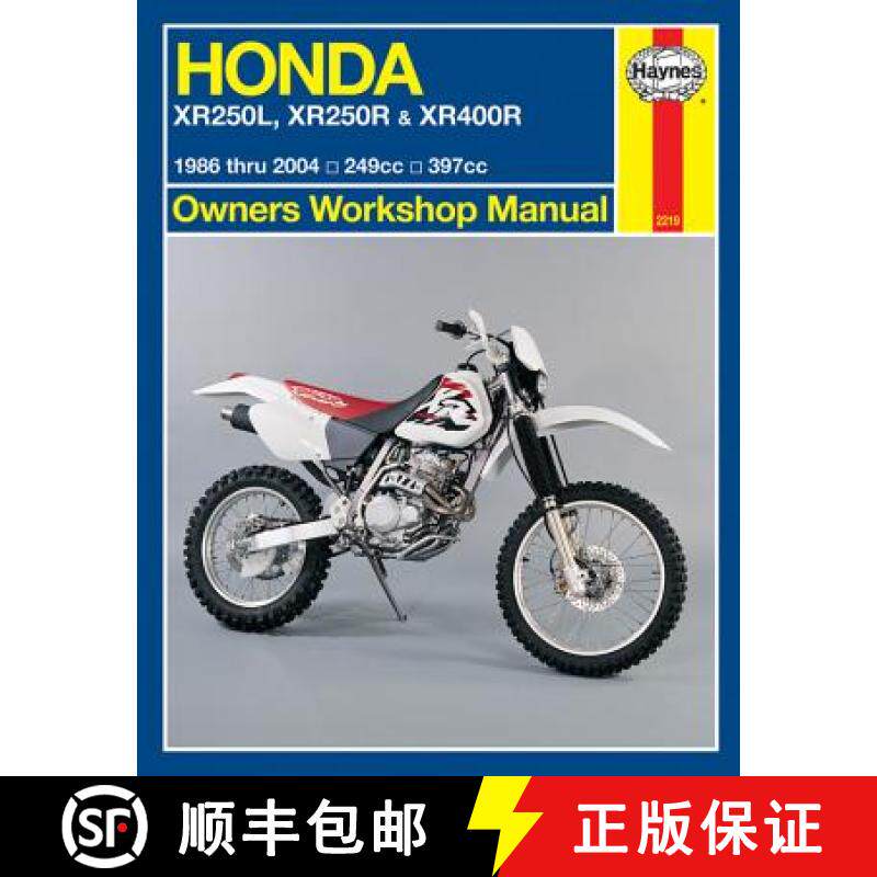 【3-4周达】Honda Xr250l, Xr250r & Xr400r 1986 Thru 2004: 249cc, 397xx [9781620920961]