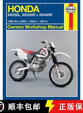【3-4周达】Honda Xr250l, Xr250r & Xr400r 1986 Thru 2004: 249cc, 397xx [9781620920961]