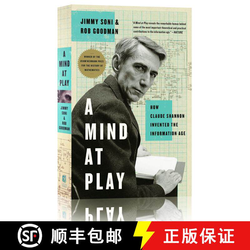 【3-4周达】克劳德·香农传记 A Mind at Play: How Claude Shannon Invented the Information Age [9781476766690]