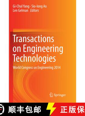 【3-4周达】Transactions on Engineering Technologies : World Congress on Engineering 2014 (Softcover r... [9789402403930]