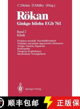 【3-4周达】Rökan Ginkgo Biloba Egb 761: Band 2 Klinik Periphere Arterielle Verschlußkrankheit Vasku... [9783540553465]