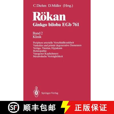 【3-4周达】Rökan Ginkgo biloba EGb 761: Band 2 Klinik Periphere arterielle Verschlußkrankheit Vasku... [9783540553465]