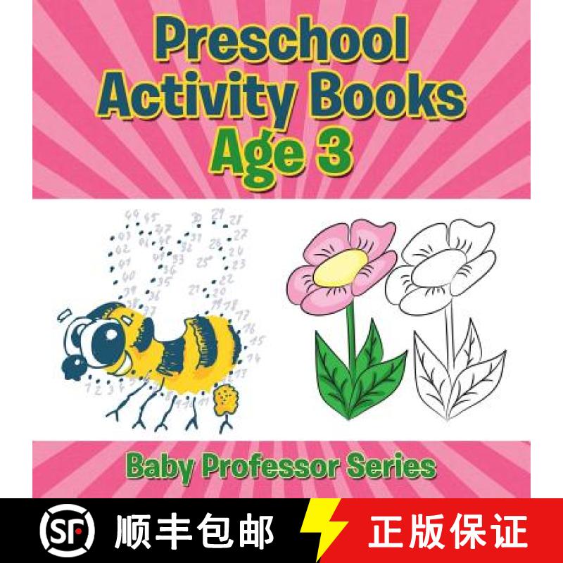 【3-4周达】Preschool Activity Books Age 3: Baby Professor Series [9781681855479]