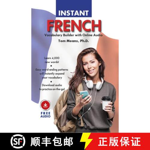 【3-4周达】Instant French Vocabulary Builder with Online Audio [9780781814485]