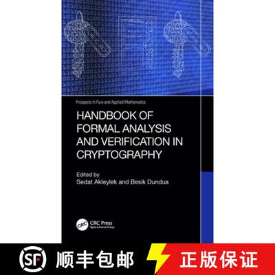 【3-4周达】精装 Handbook of Formal Analysis and Verification in Cryptography [9780367546656]