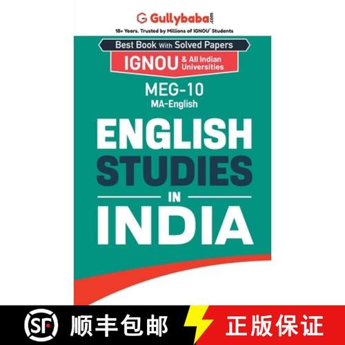 【3-4周达】MEG-10 English Studies in India [9789381690673]