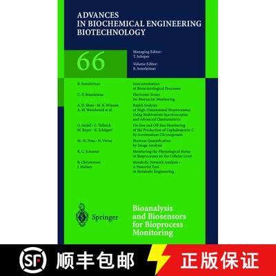 【3-4周达】Bioanalysis and Biosensors for Bioprocess Monitoring (Softcover reprint of the original 1s... [9783662156384]