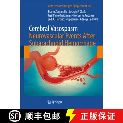 【3-4周达】Cerebral Vasospasm: Neurovascular Events After Subarachnoid Hemorrhage [9783709117392]