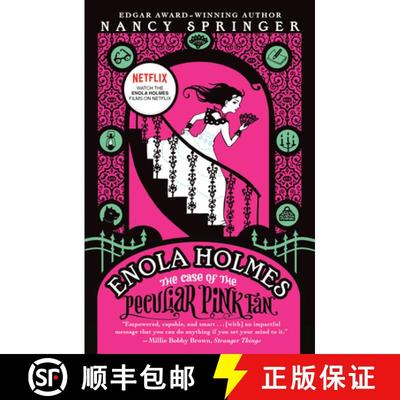 【3-4周达】The Case of the Peculiar Pink Fan: An Enola Holmes Mystery [9780142415177]