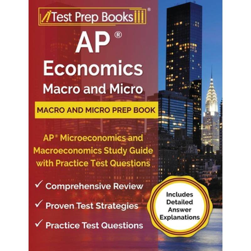 预订 AP Economics Macro and Micro Prep Book: AP Microeconomics and Macroeconomics Study Guide with Pr... [9781628452358]高性价比高么？