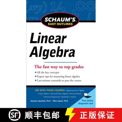 【3-4周达】Schaums Easy Outline of Linear Algebra Revised [9780071777483]