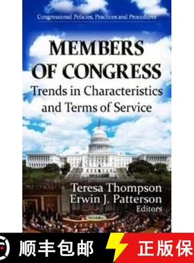 【3-4周达】国会议员们 Members of Congress: Trends in Characteristics and Terms of Service [9781620814901]