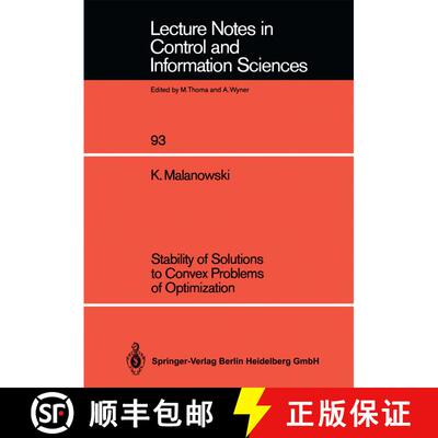 【3-4周达】Stability of Solutions to Convex Problems of Optimization [9783540175896]