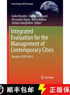 【3-4周达】Integrated Evaluation for the Management of Contemporary Cities : Results of SIEV 2016 [9783030086596]