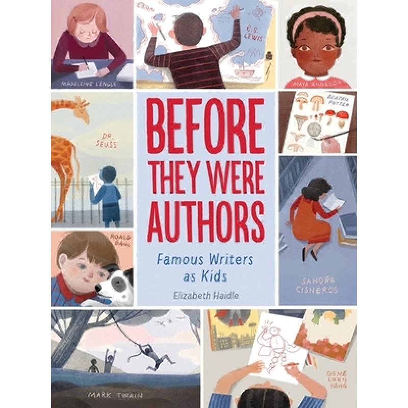 【4周达】Before They Were Authors: Famous Writers as Kids [9781328801531] 书籍/杂志/报纸 儿童读物原版书 原图主图