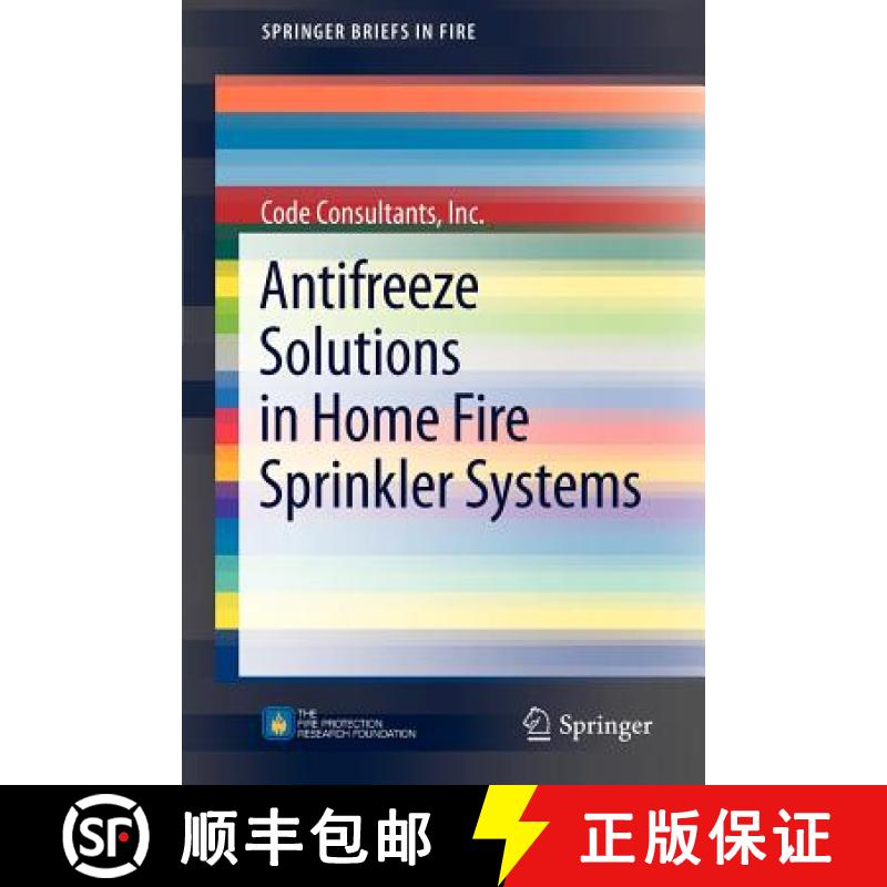 【3-4周达】Antifreeze Solutions in Home Fire Sprinkler Systems [9781461438397]