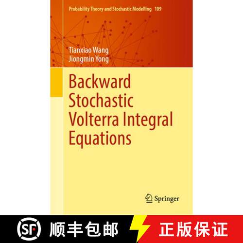 【3-4周达】精装 Backward Stochastic Volterra Integral Equations [9783032208477]