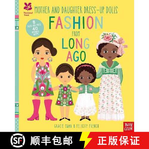 精装 National Trust: Mother and Daughter Dress-Up Dolls: Fashion From Long Ago [9781788001472]