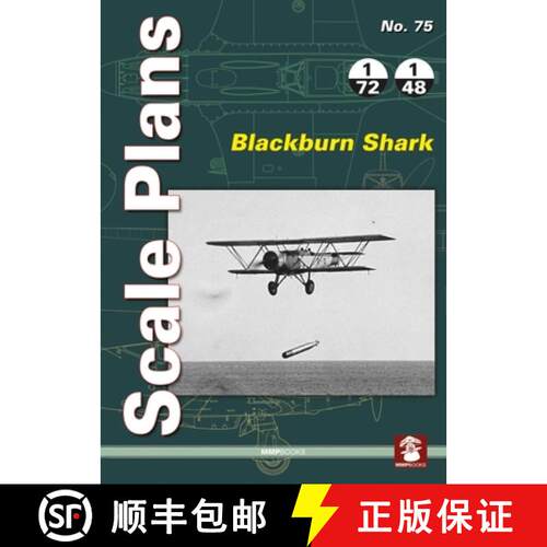 【3-4周达】Scale Plans No. 75: Blackburn Shark [9788366549845]