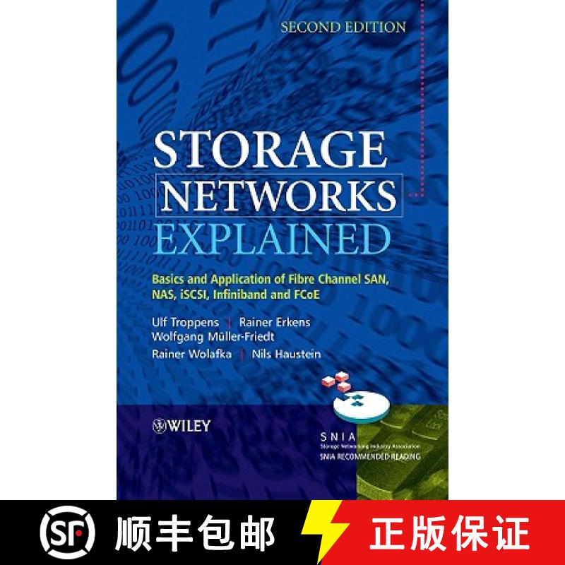 【3-4周达】Storage Networks Explained - Basics And Application Of Fibre Channel San, Nas, Iscsi, Infi... [9780470741436]