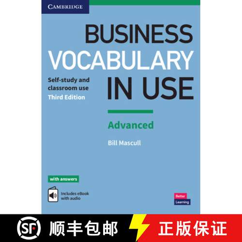 现货 剑桥商务英语词汇高级 Business Vocabulary in Use: Advanced Book with Answers and Enhanced eBook: ... [9781316628225]
