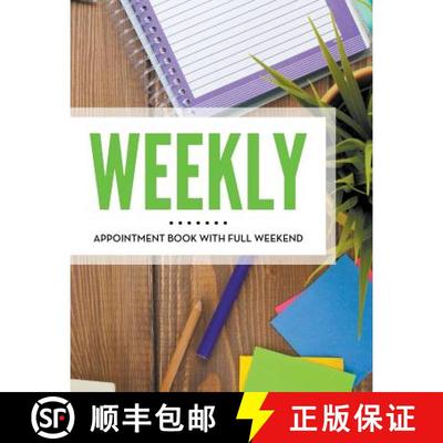 【3-4周达】Weekly Appointment Book With Full Weekend [9781681457376]