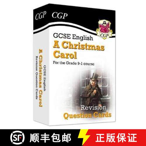 【3-4周达】精装 New Grade 9-1 GCSE English - A Christmas Carol Revision Question Cards [9781789083484]