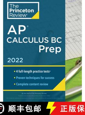 现货 Princeton Review AP Calculus BC Prep, 2022: 4 Practice Tests + Complete Content Review + Strateg... [9780525570806]