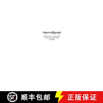 【3-4周达】litigation@google [9781411685048]