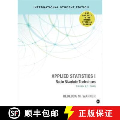【3-4周达】Applied Statistics I - International Student Edition: Basic Bivariate Techniques (3) [9781071807491]