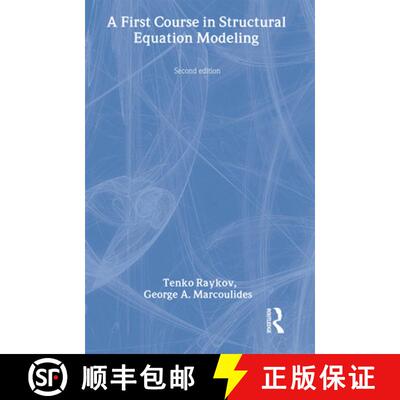 【3-4周达】精装 A First Course in Structural Equation Modeling [With CDROM] [9780805855876]