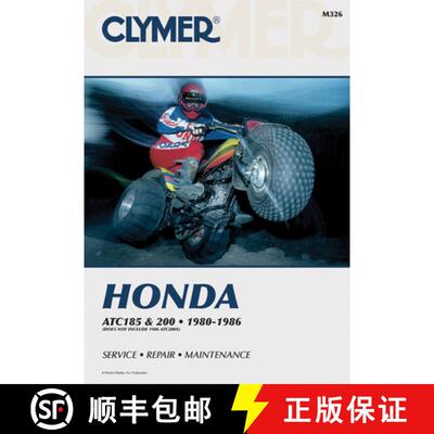 【3-4周达】Clymer Honda Atc 185 & 200, 1980-1986: Service, Repair, Maintenance [9780892873456]