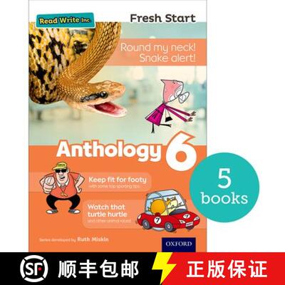 【3-4周达】Read Write Inc. Fresh Start: Anthology 6 - Pack of 5 [9780198398318]