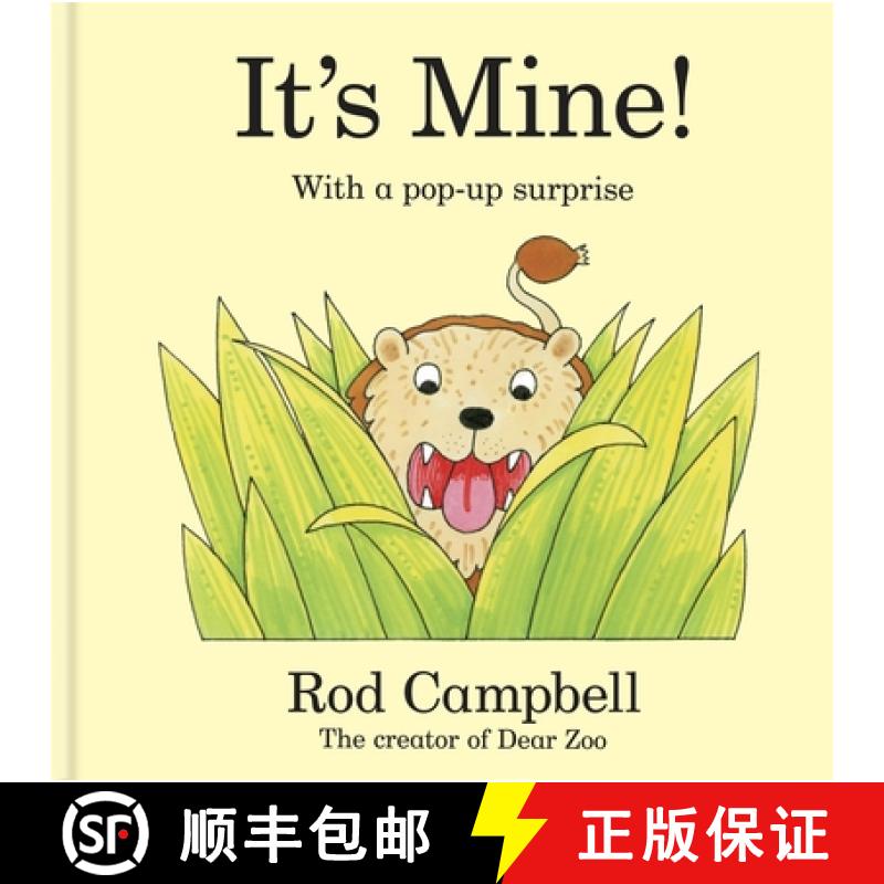 【3-4周达】It's Mine! : A pop-up jungle book from the creator of Dear Zoo [9781035036356]