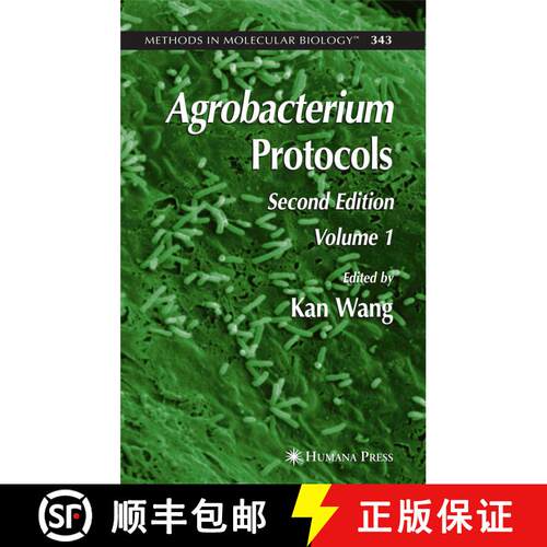 【3-4周达】精装 Agrobacterium Protocols: Volume I (2nd ed. 2006) [9781588295361]