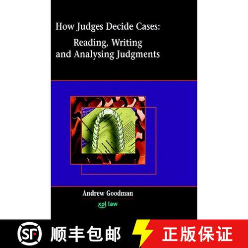 【3-4周达】精装 How Judges Decide Cases: Reading and Writing Judgments [9781858113319]