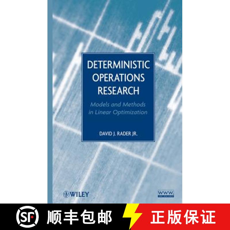 【3-4周达】Deterministic Operations Research: Models And Methods In Linear Optimization [Wiley数学] [9780470484517]