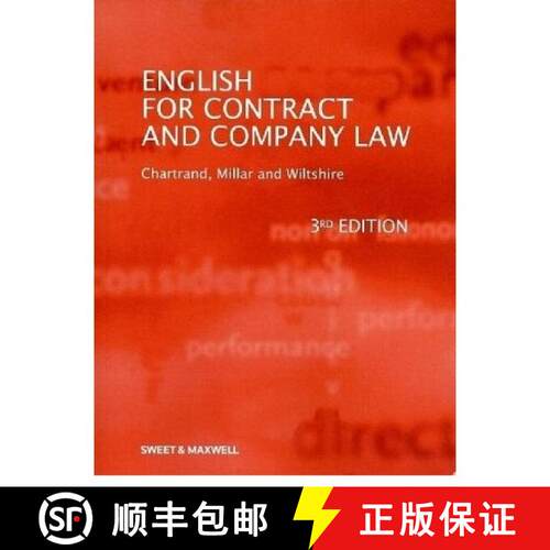 【3-4周达】English for Contract and Company Law [9781847034465]