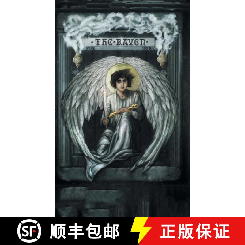 【2-3周达】Raven by Edgar Allan Poe Illustrated by Gustave Dore [9781593623142]