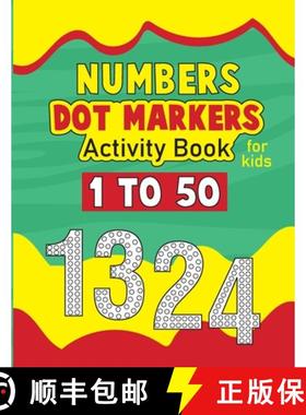 【3-4周达】Number Dot Marker Activity Book for Toddlers: Number Coloring Book Dot Markers for Prescho... [9784143242541]